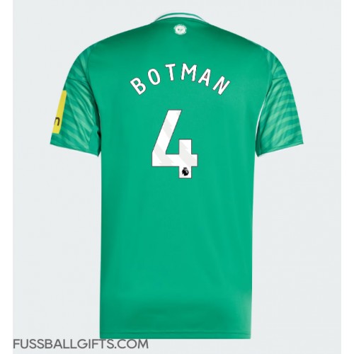 Newcastle United Sven Botman #4 Fußballbekleidung Auswärtstrikot 2025-26 Kurzarm